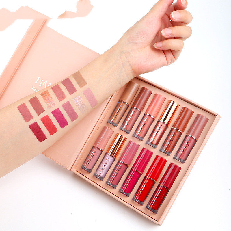 12Pcs Velvet Matte Lipstick Set