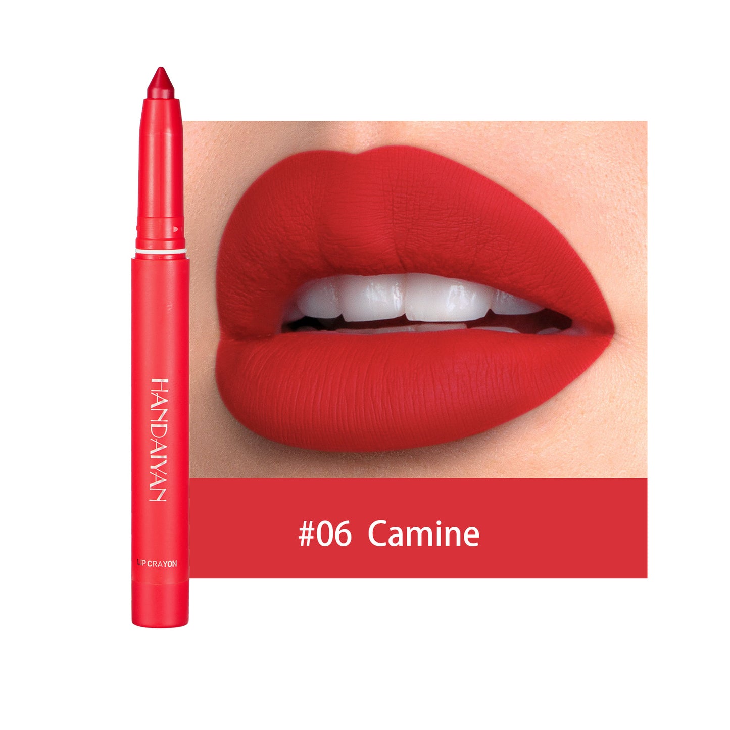 Rotating Sharpenable Matte Lipstick Pencils