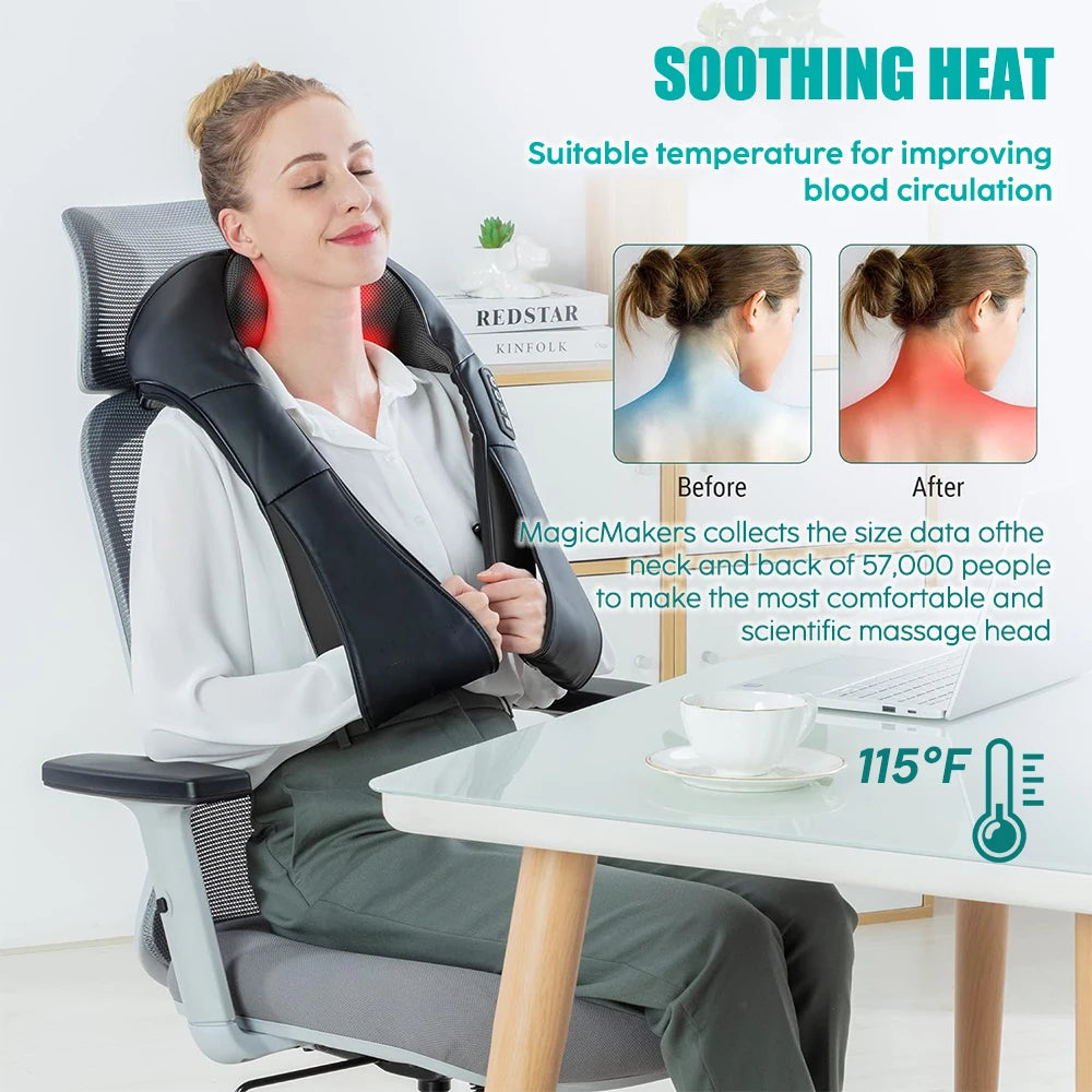 NeckMedic™ Deep Tissue Heat Massager
