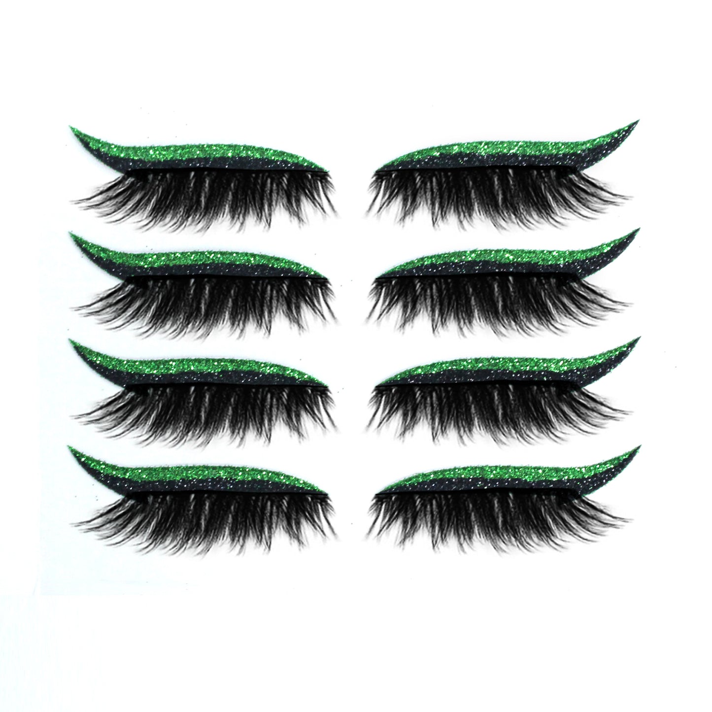 Kaylash™ Reusable Eyeliner and Eyelashes Stickers with Glitter