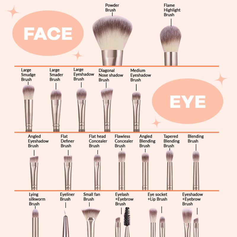 Glam Elite™ 40pcs Makeup Tool Set