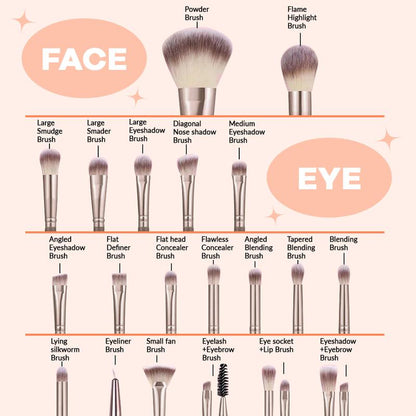 Glam Elite™ 40pcs Makeup Tool Set