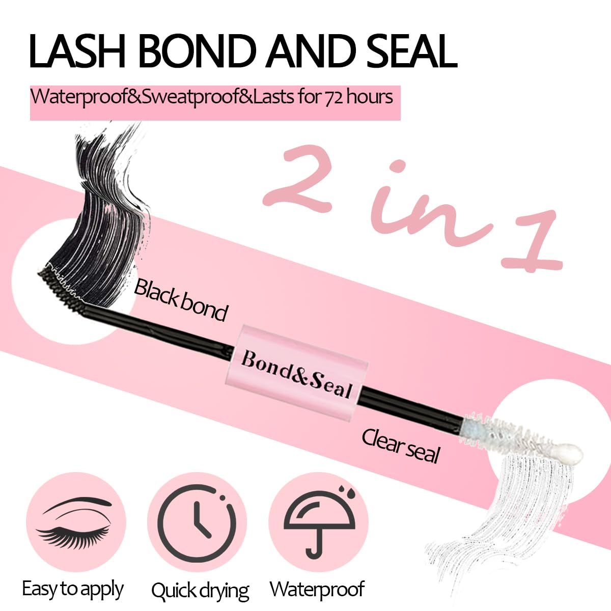 Lashes Cluster 5ml+5ml Bond & Seal & Remover