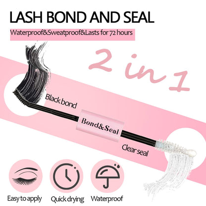Lashes Cluster 5ml+5ml Bond & Seal & Remover