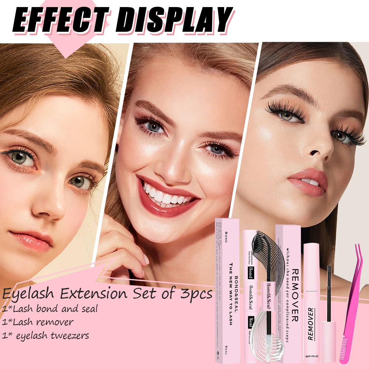 Lashes Cluster 5ml+5ml Bond & Seal & Remover