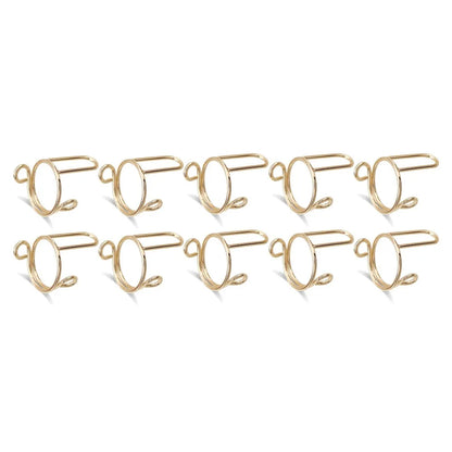 Kayla Handcrafted Nail Rings 10Pcs