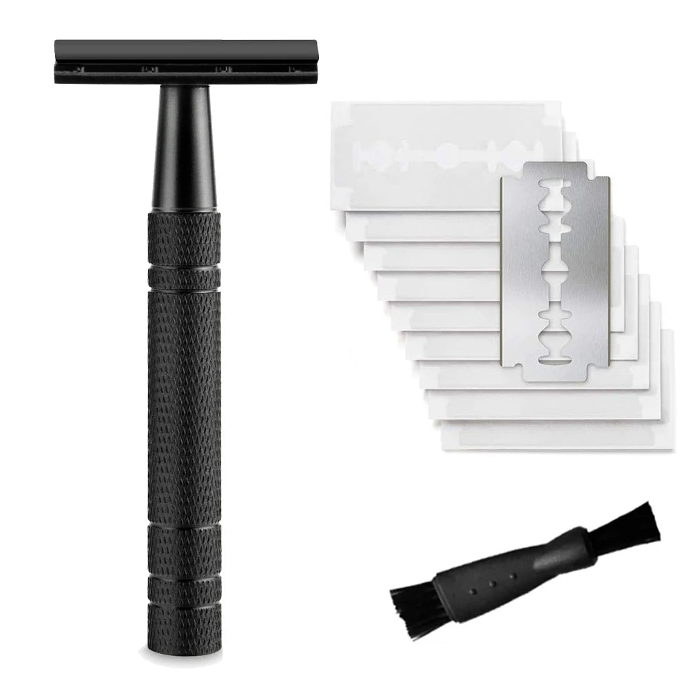 SmoothShave™ Safety Razor + Free 10 Premium Blades – KaylaBeauty