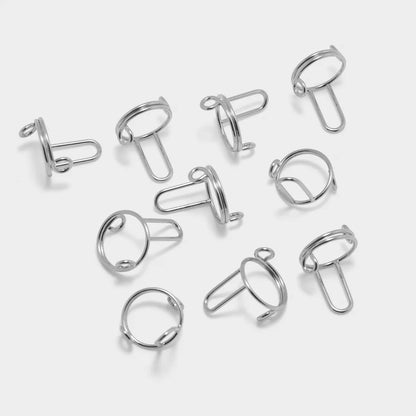 Kayla Handcrafted Nail Rings 10Pcs