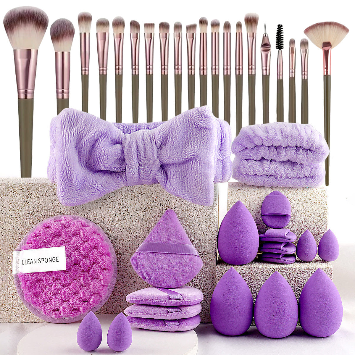 Glam Elite™ 40pcs Makeup Tool Set