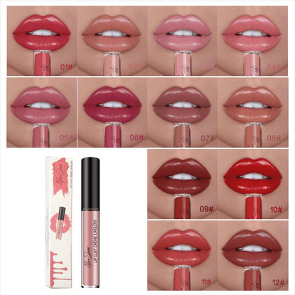 12 Colors Cream Texture Lip Gloss Waterproof - 50% OFF TODAY