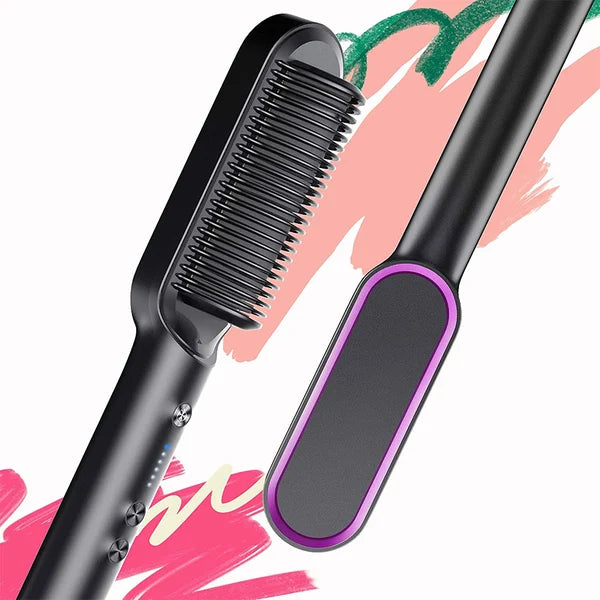 Negative Ion Hair Straightener Styling Comb