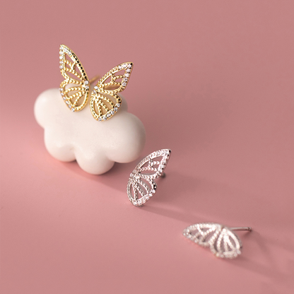 Kayla Butterfly Wing Earrings